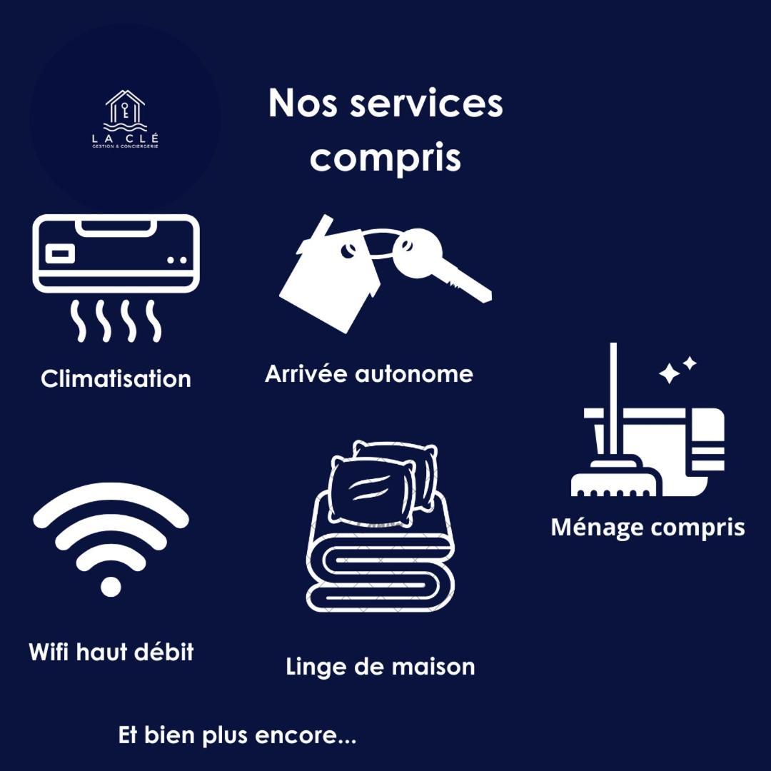 شقة La Cle - Climatisation - Wifi - Parking Gratuit A Proximite Hyères المظهر الخارجي الصورة